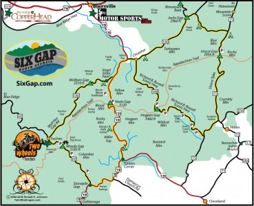 Six Gap North Georgia – Tail of the Dragon Maps