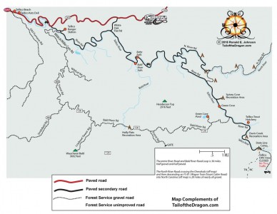 Cherohala Skyway Maps – Tail of the Dragon Maps