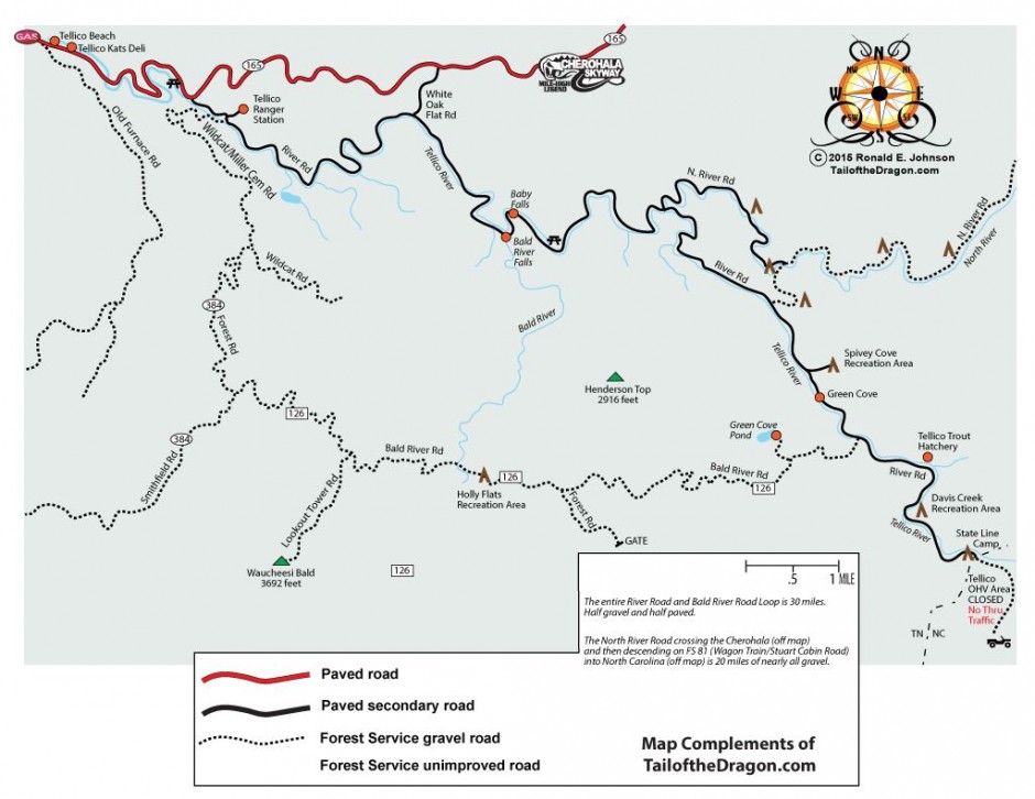 Waucheese Mountain – Tail of the Dragon Maps